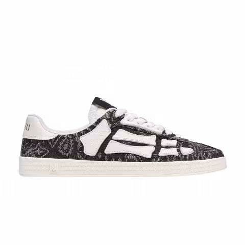 Amiri Wmns Pacific 'Bones - Black Bandana Denim'