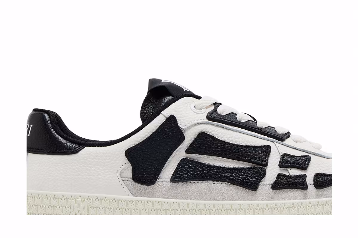 Amiri Pacific Bones - White Black, view 3