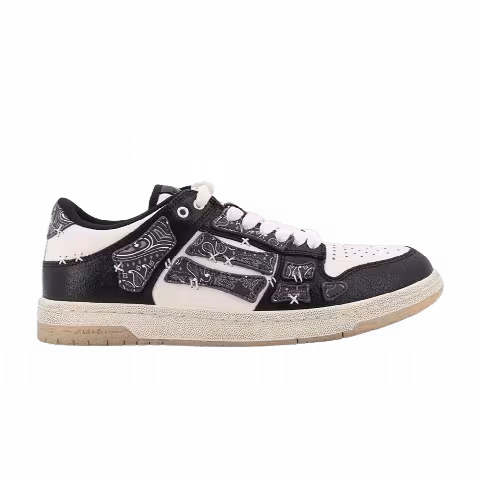 Amiri Skel Top Low 'Bandana - Black White'