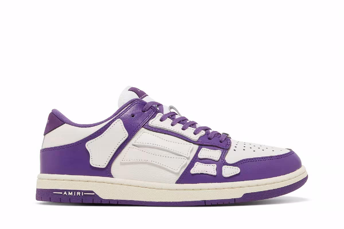 Amiri Skel Top Purple White, view 2