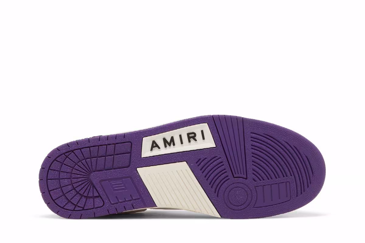 Amiri Skel Top Purple White, view 5