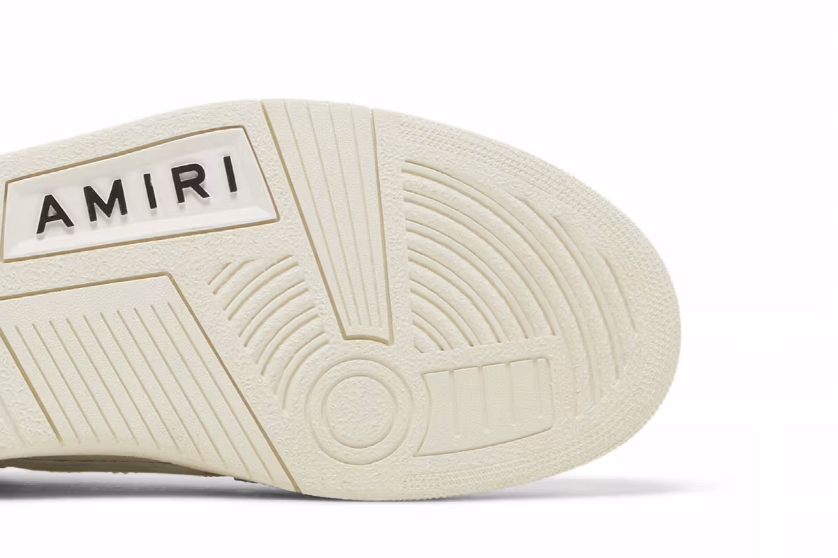Amiri Skel Top Low White, view 6