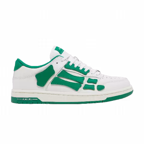 Amiri Skel Top Low 'White Green'