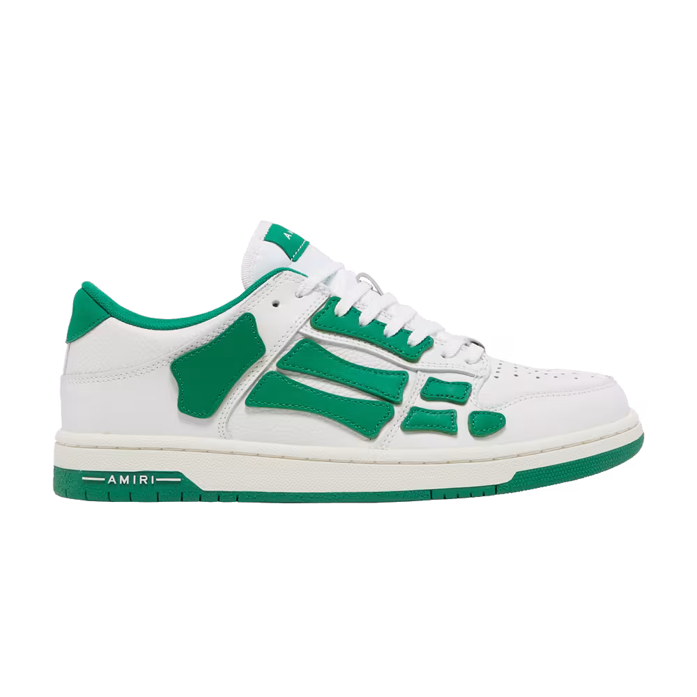 Amiri Skel Top Low White Green