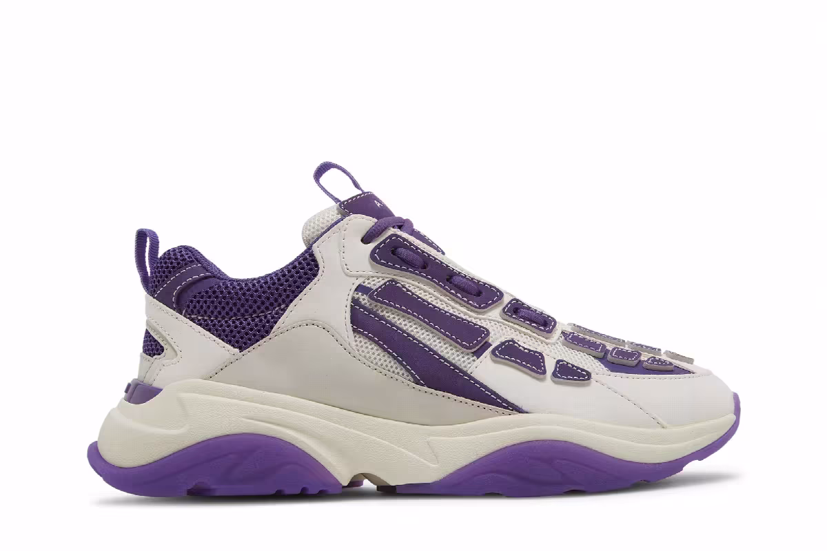 Amiri Bone Runner White Purple, view 2