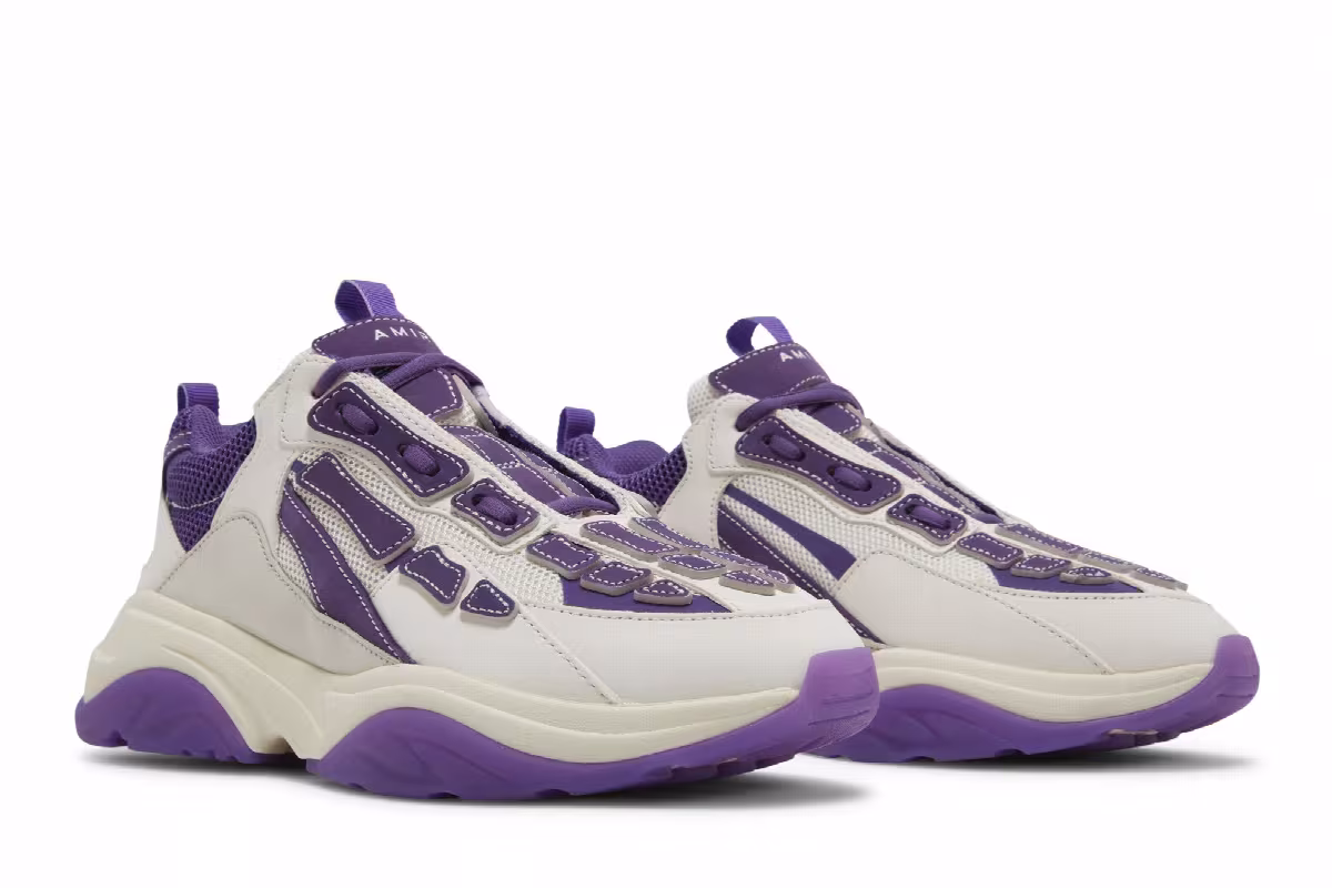 Amiri Bone Runner White Purple, view 9