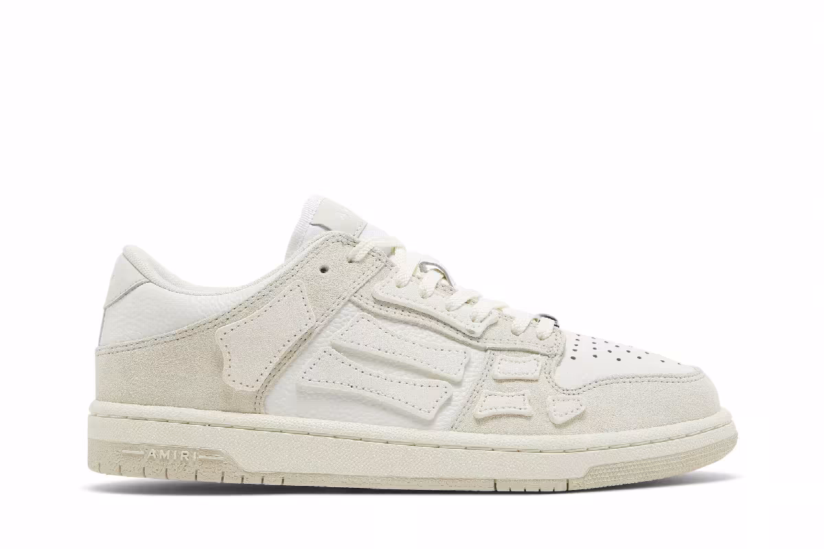 Amiri Women's Skel Top Low Alabaster, view 2
