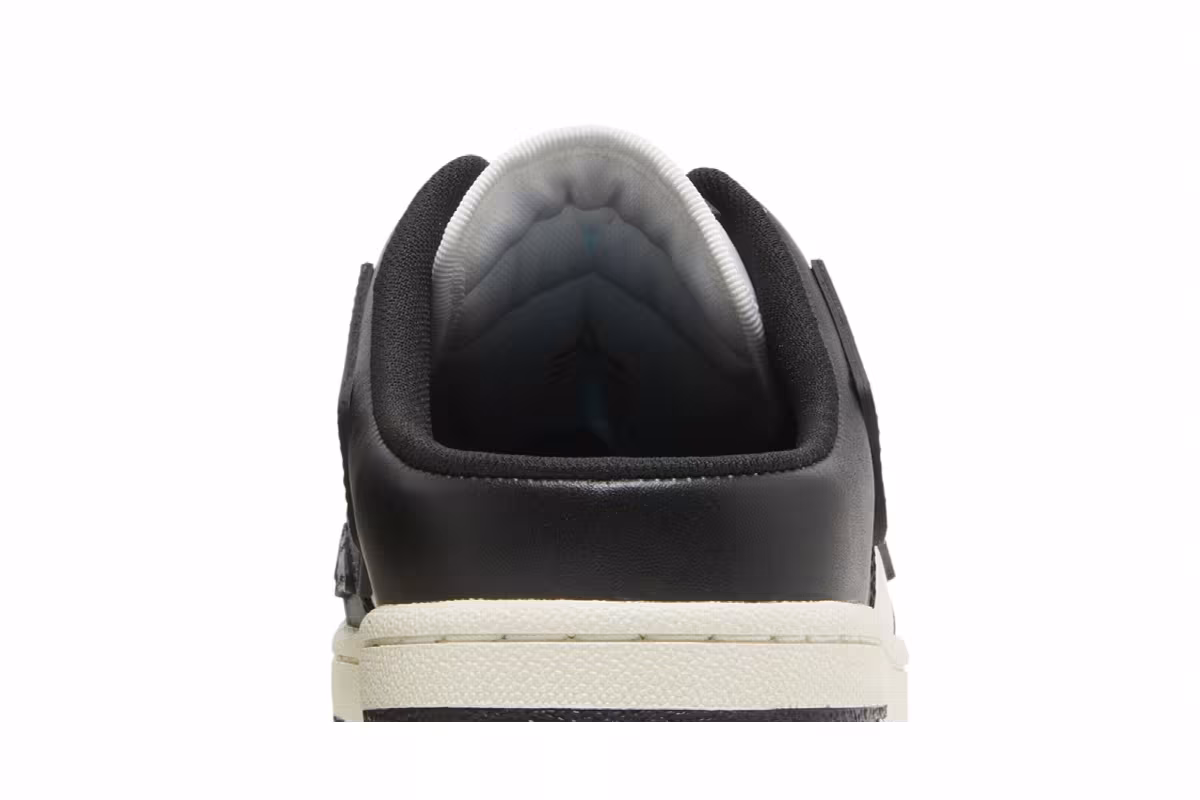 Amiri Skel Top Low Slip-On Black White, view 8