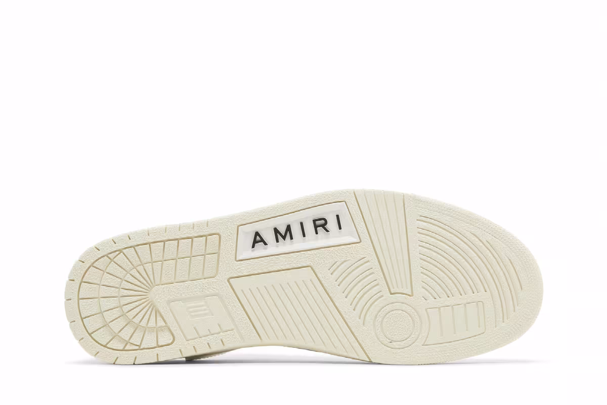 Amiri Skel Top Low White, view 5