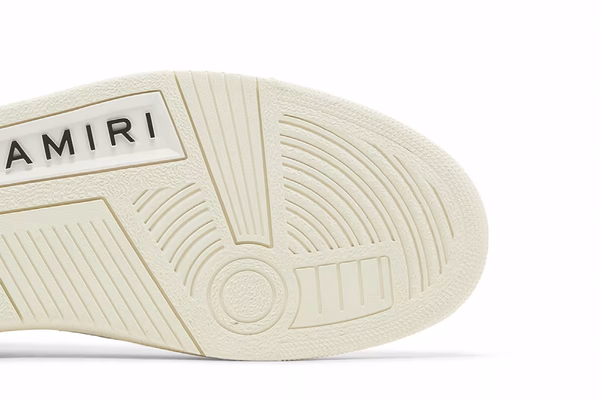 Amiri Skel Top Low White, view 6