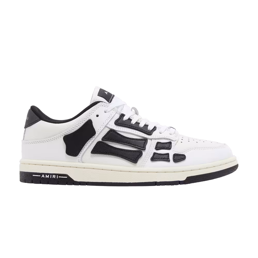 Amiri Women's Skel Top Low White Black 2021