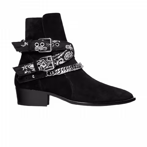 Amiri Bandana Buckle Boot 'Black'