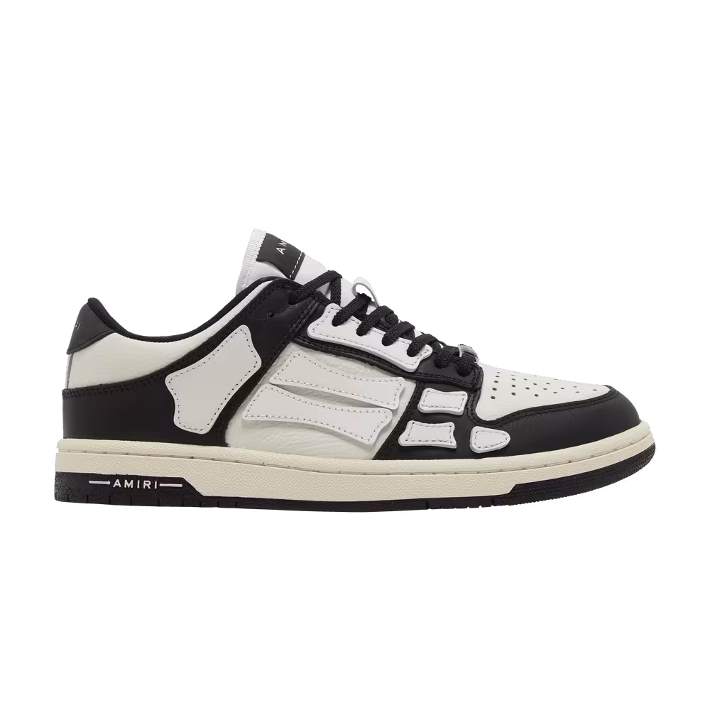 Amiri Skel Top Low Black White