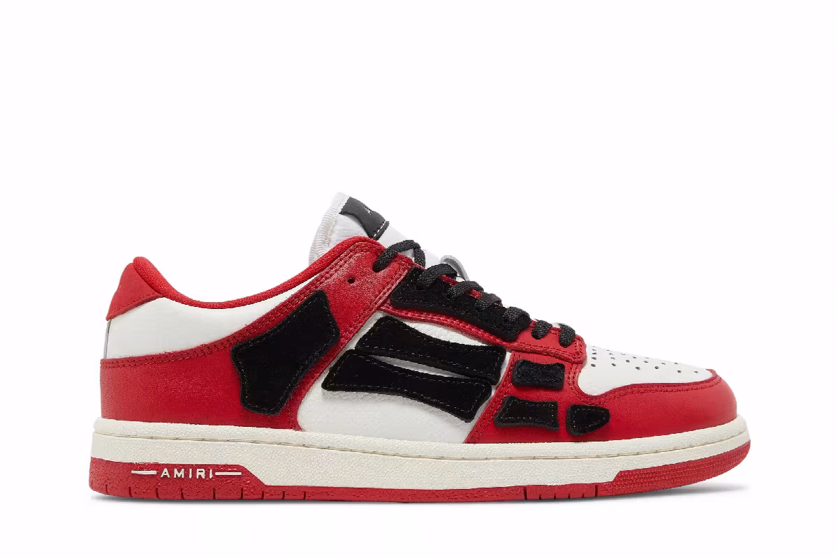 Amiri Skel Top Low Red, view 2
