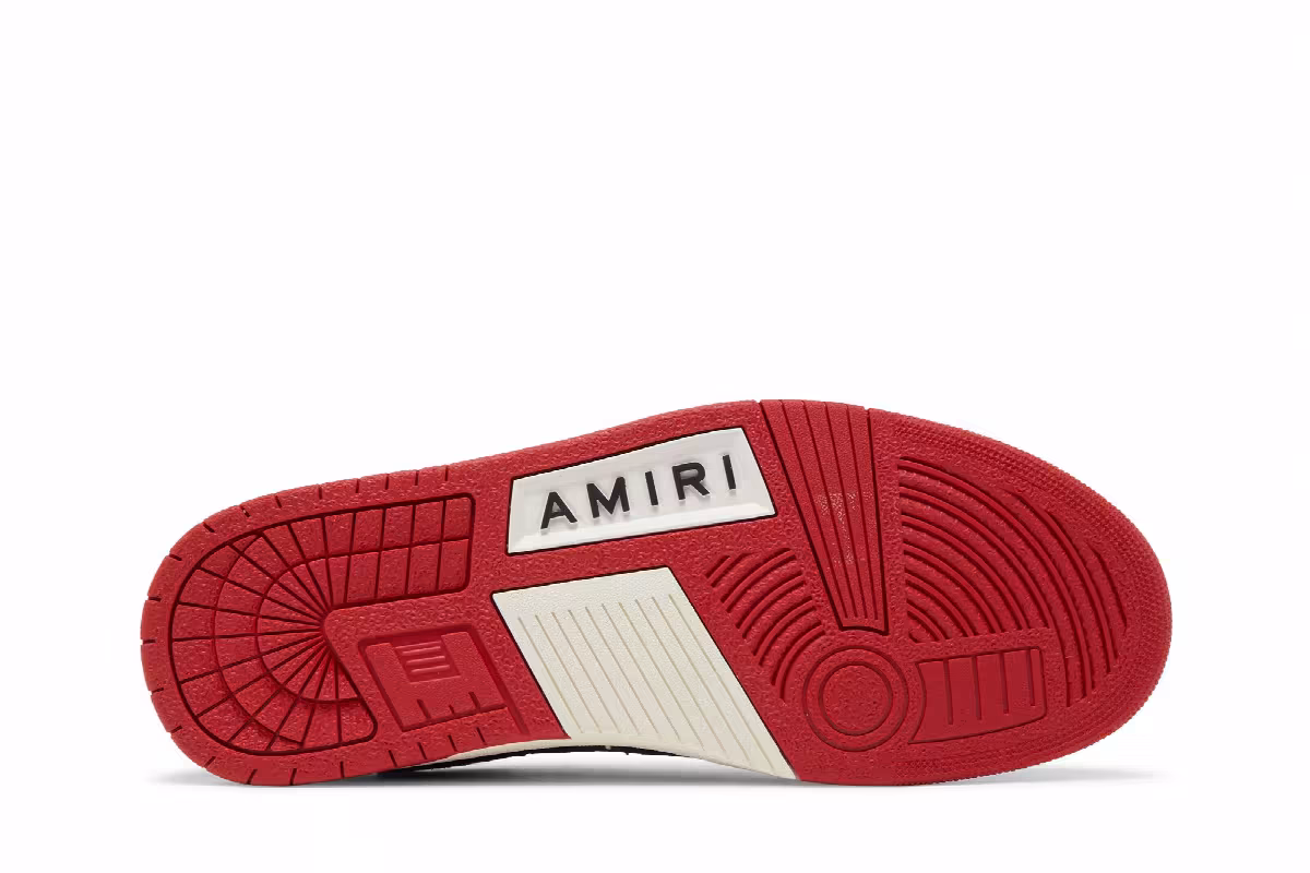 Amiri Skel Top Low Red, view 5