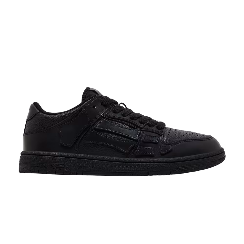 Amiri Skel Top Low Triple Black