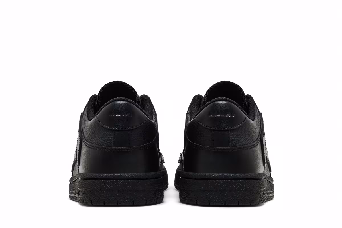 Amiri Skel Top Low Triple Black, view 7