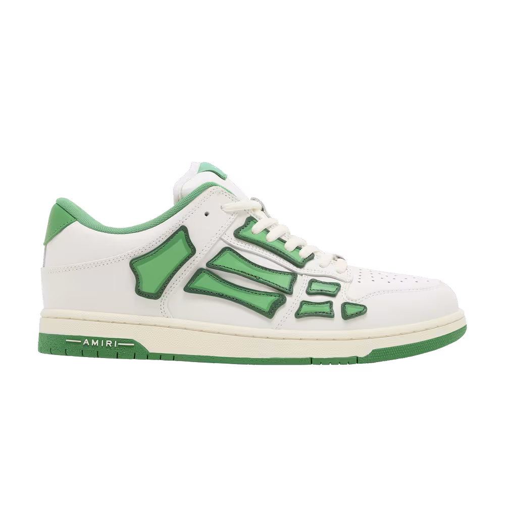 Amiri Skel Top Low White Green