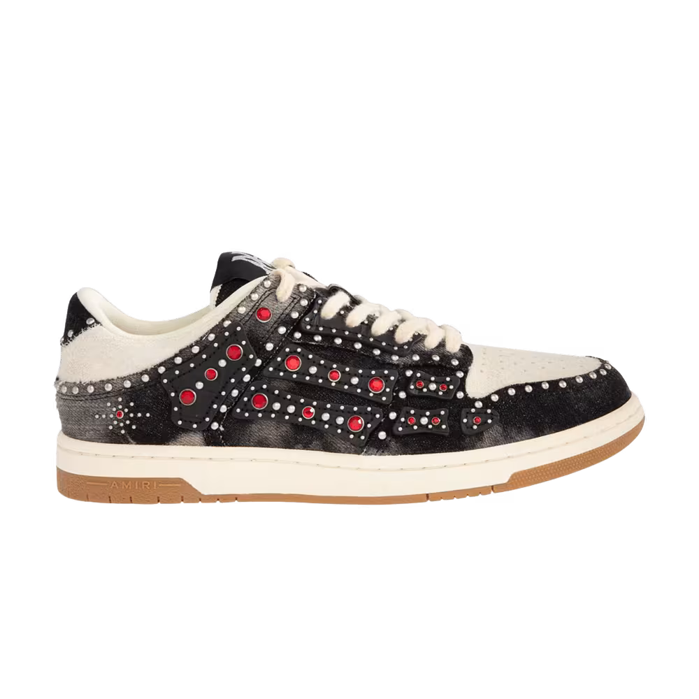 Amiri Stud Skel Top Low Black