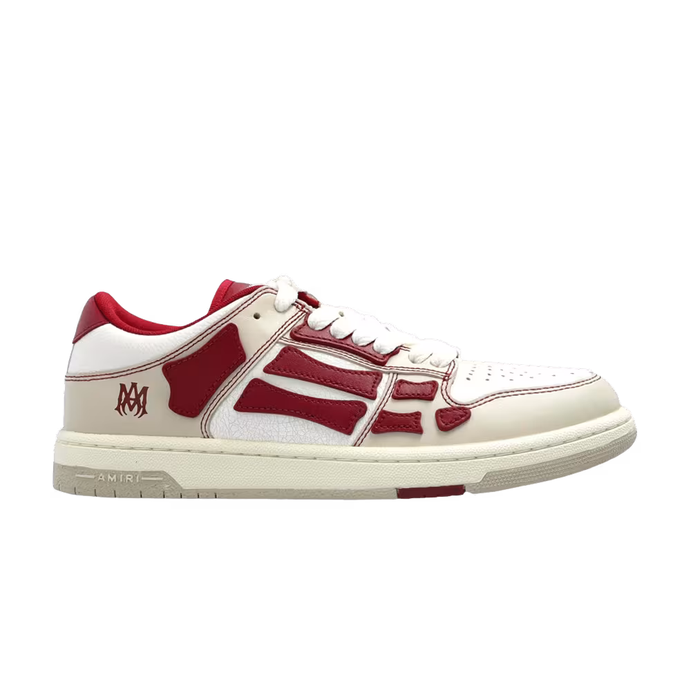Amiri Women's Skel Top Low Varsity - Deep Red