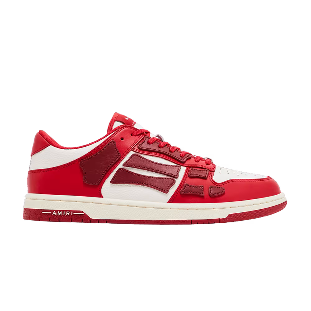 Amiri Skel Top Low Red White