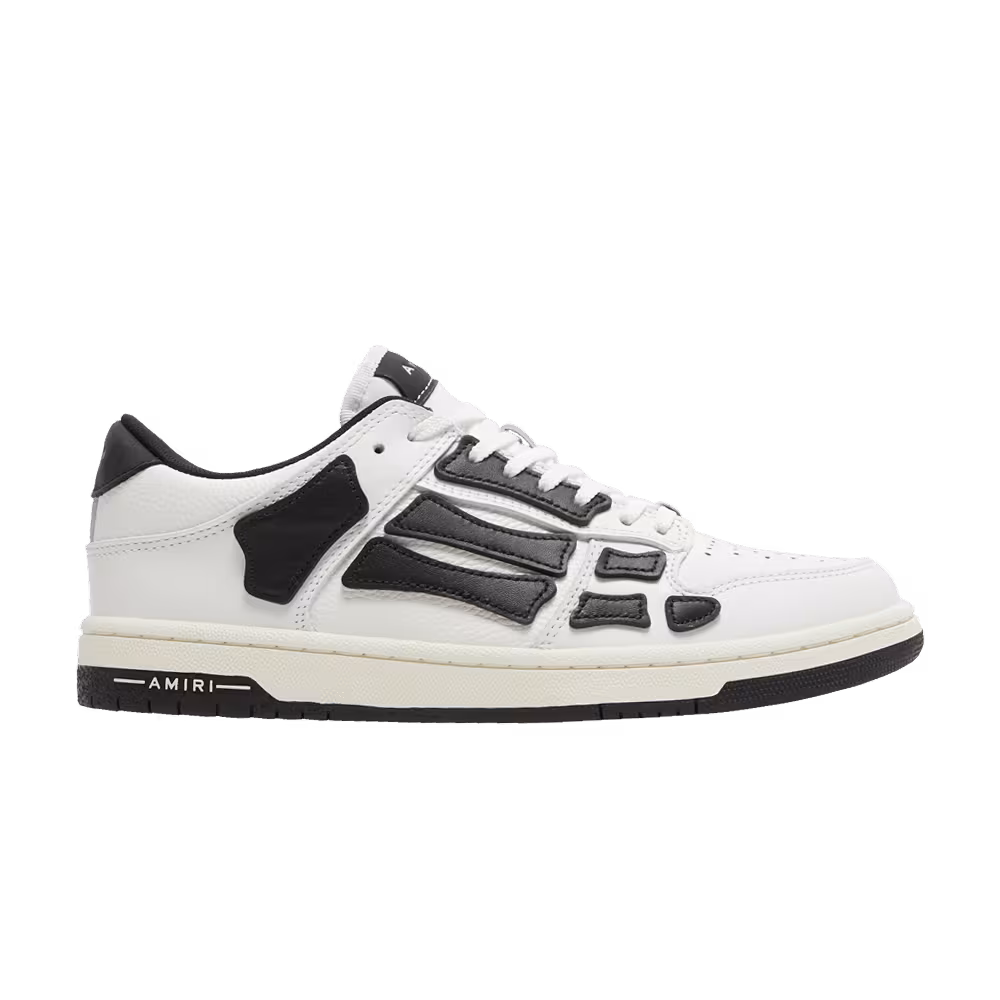 Amiri Skel Top Low White Black
