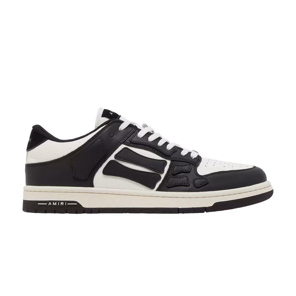 Amiri Skel Top Low Black White