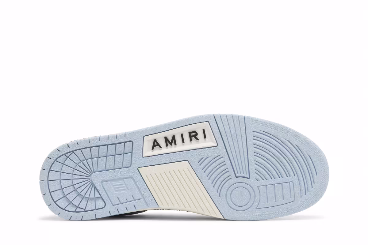 Amiri Skel Top Low Baby Blue, view 5