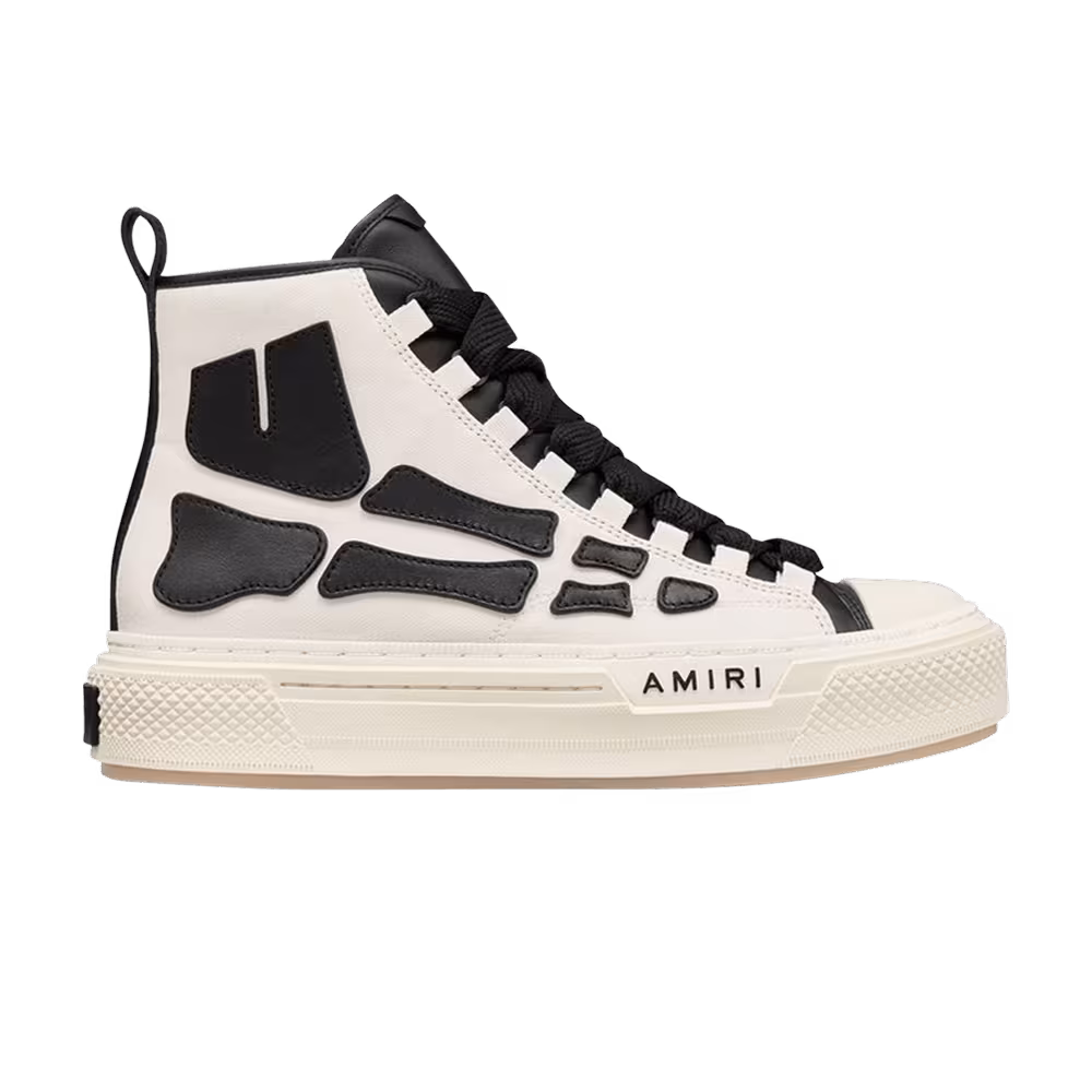 Amiri Skel Court Hi White Black