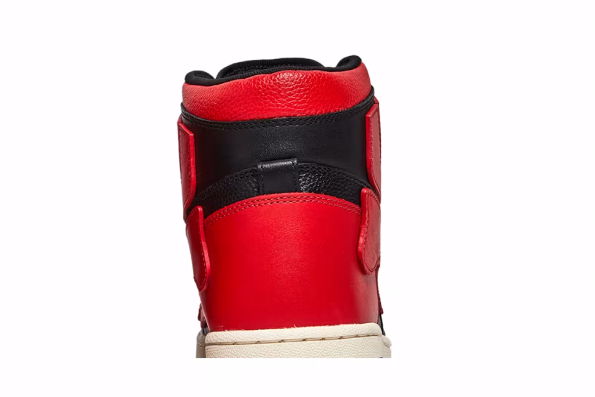 Amiri Skel Top High Black Red, view 8