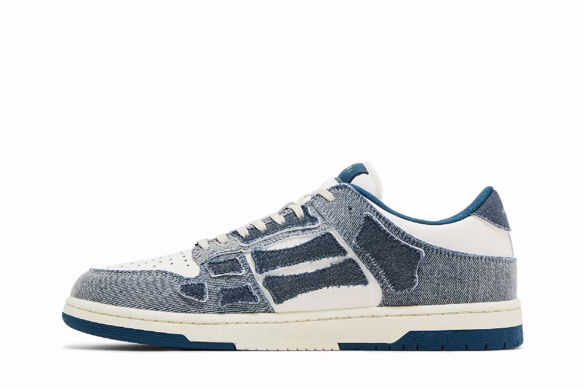 Amiri Skel Top Low Vintage Denim - Slate Blue, view 4