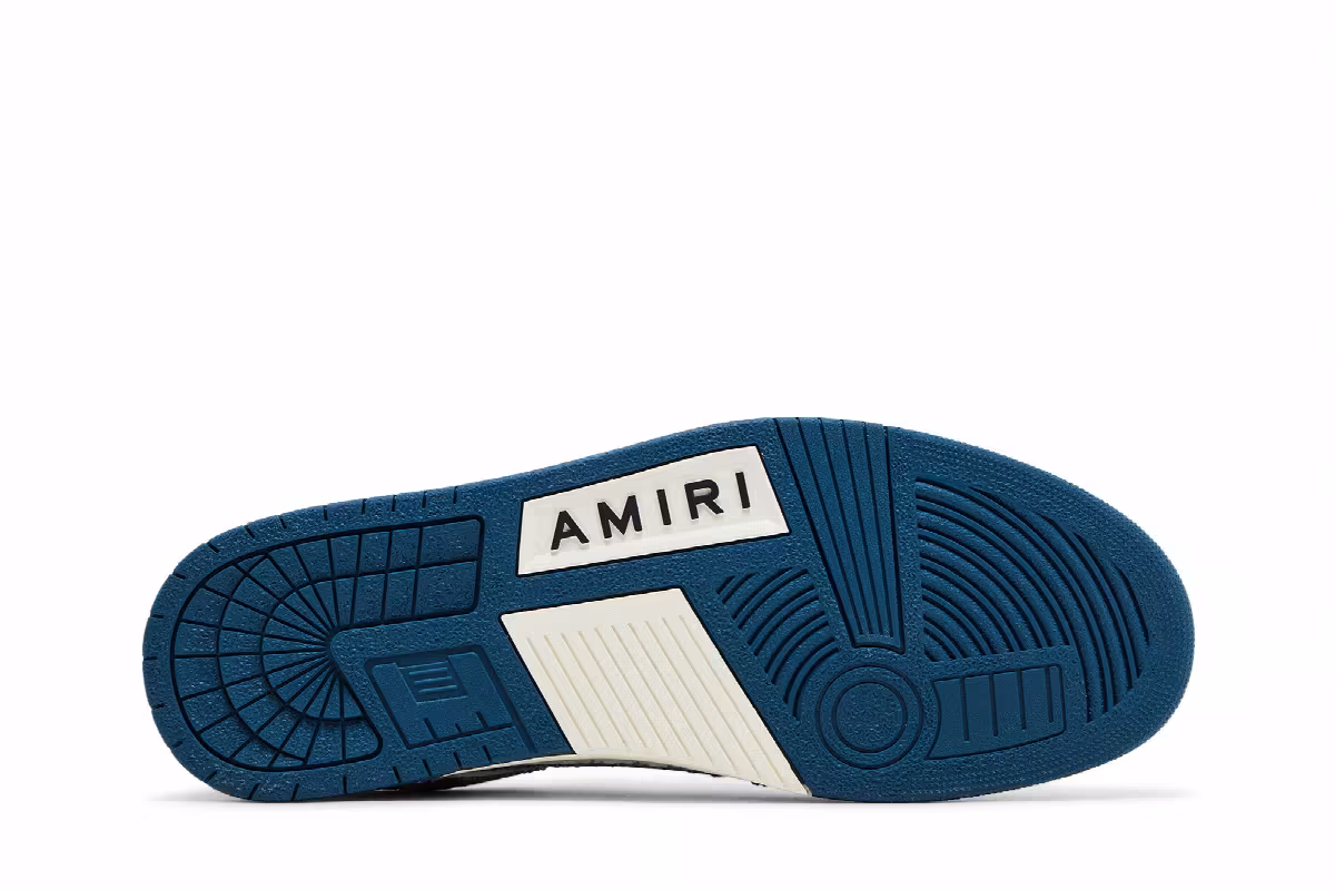 Amiri Skel Top Low Vintage Denim - Slate Blue, view 5