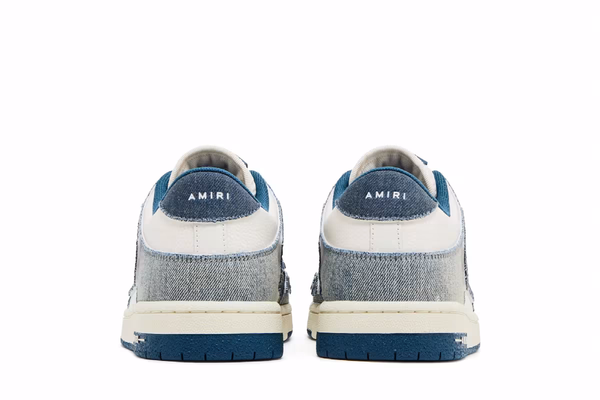 Amiri Skel Top Low Vintage Denim - Slate Blue, view 7