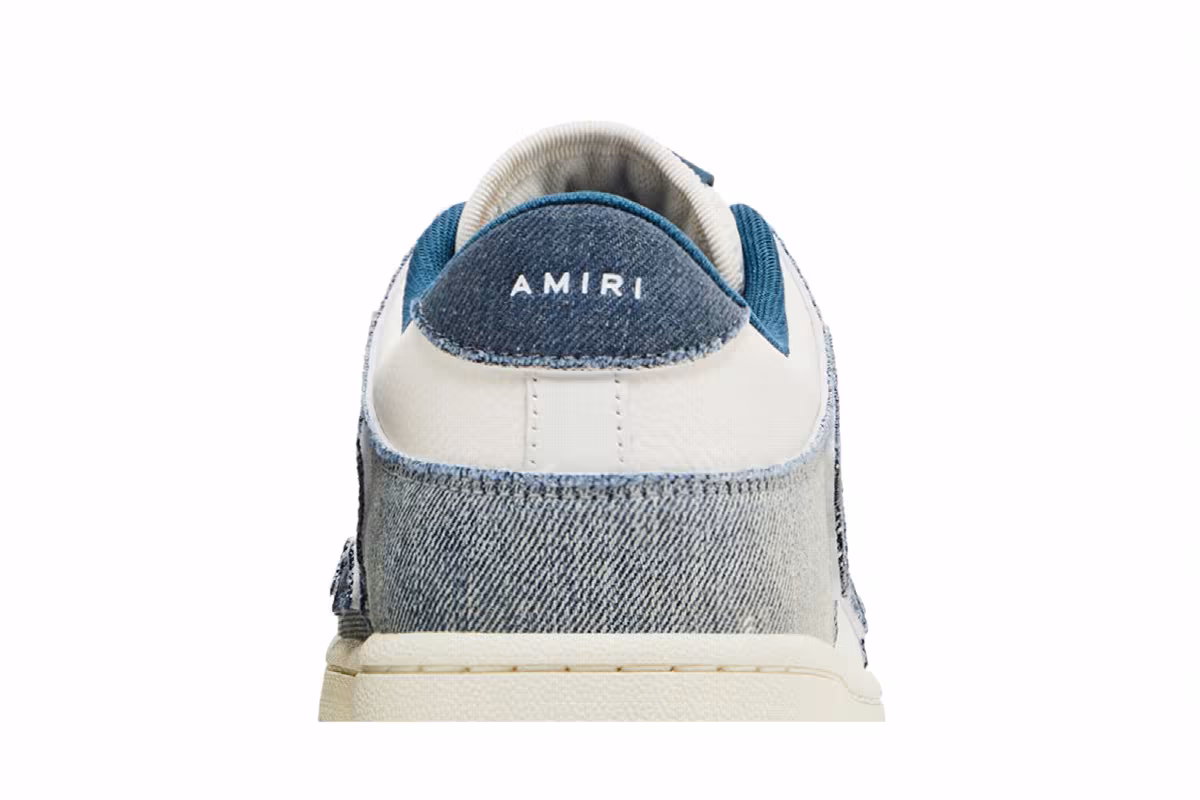 Amiri Skel Top Low Vintage Denim - Slate Blue, view 8