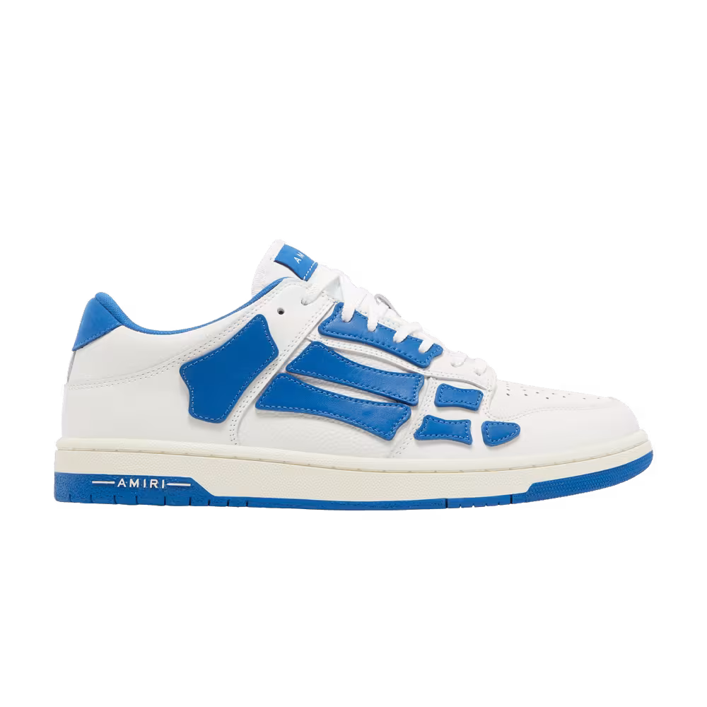Amiri Skel Top Low White Blue