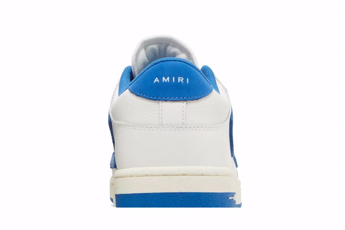 Amiri Skel Top Low White Blue, view 8