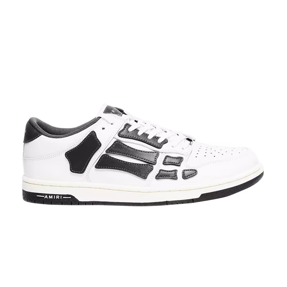 Amiri Skel Top Low White Black