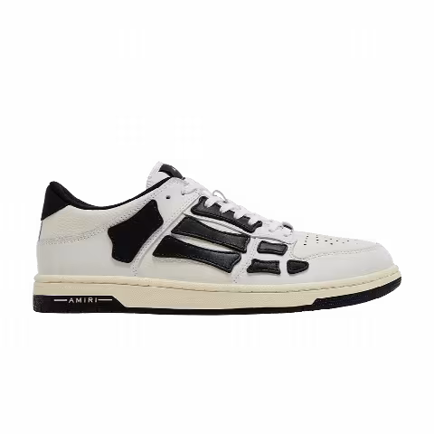 Amiri Skel Top Low 'White Black' 2024