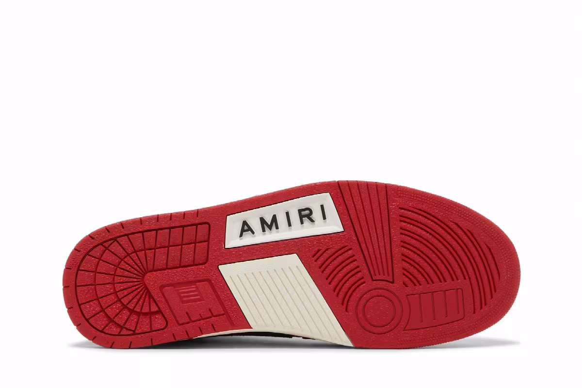 Amiri Skel Top High Red, view 5