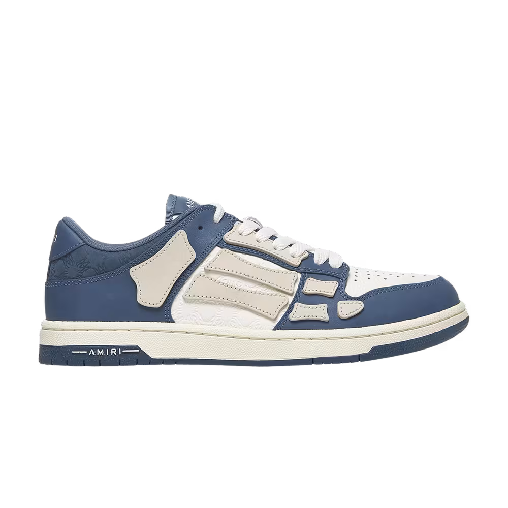 Amiri Skel Top Low MA Quad Debossed - Vintage Blue