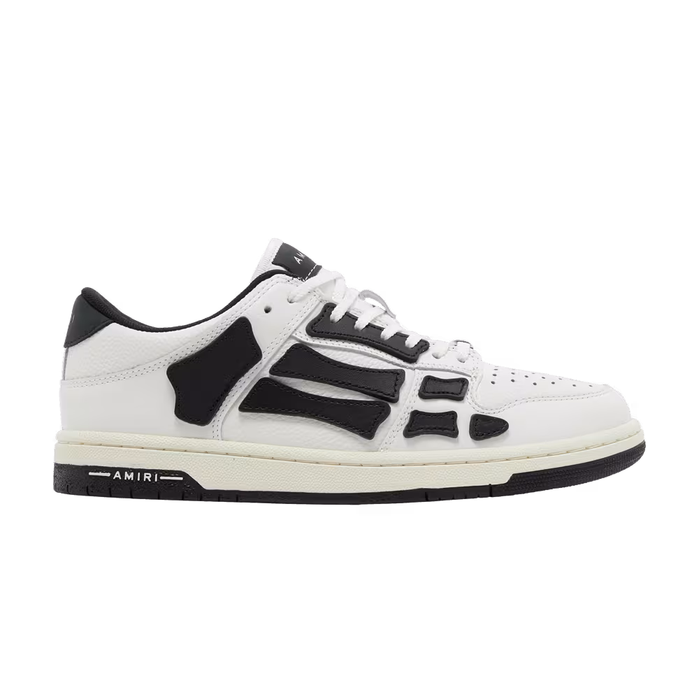 Amiri Women's Skel Top Low White Black