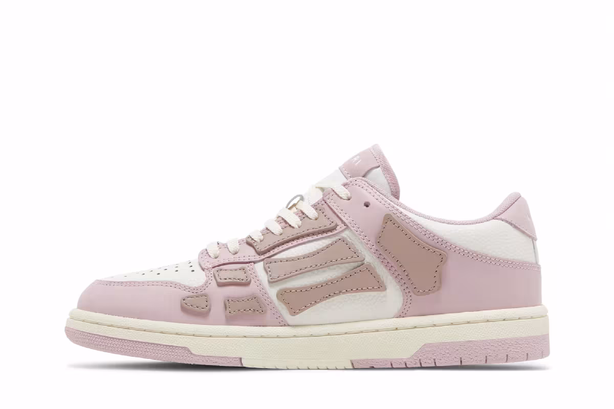 Amiri Women's Skel Top Low Baby Pink, view 4