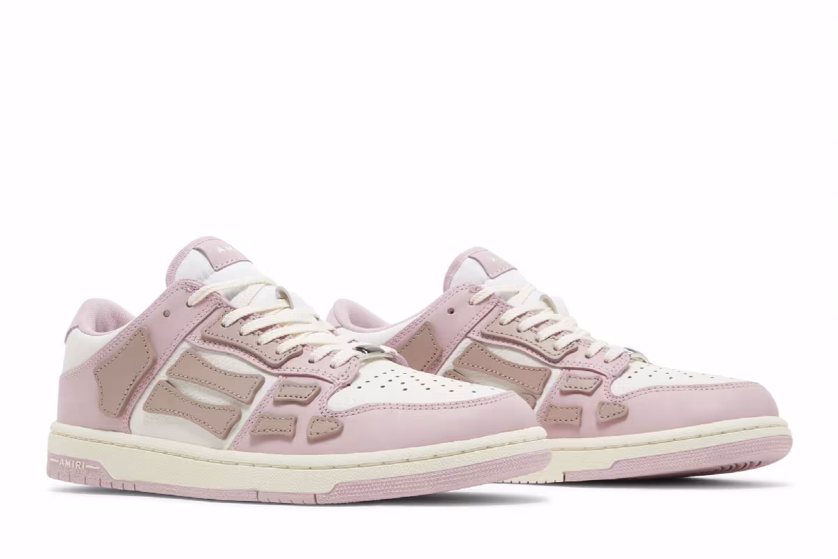 Amiri Women's Skel Top Low Baby Pink, view 9