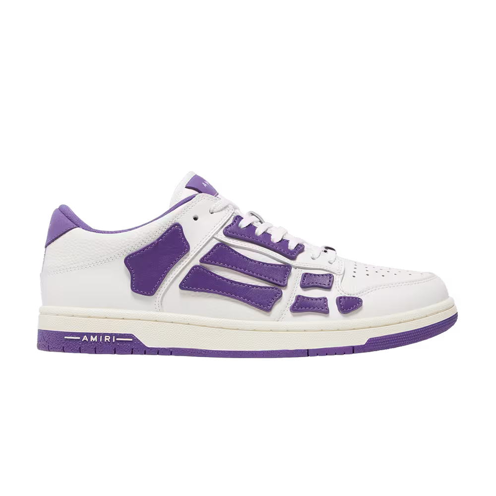 Amiri Skel Top Low White Purple