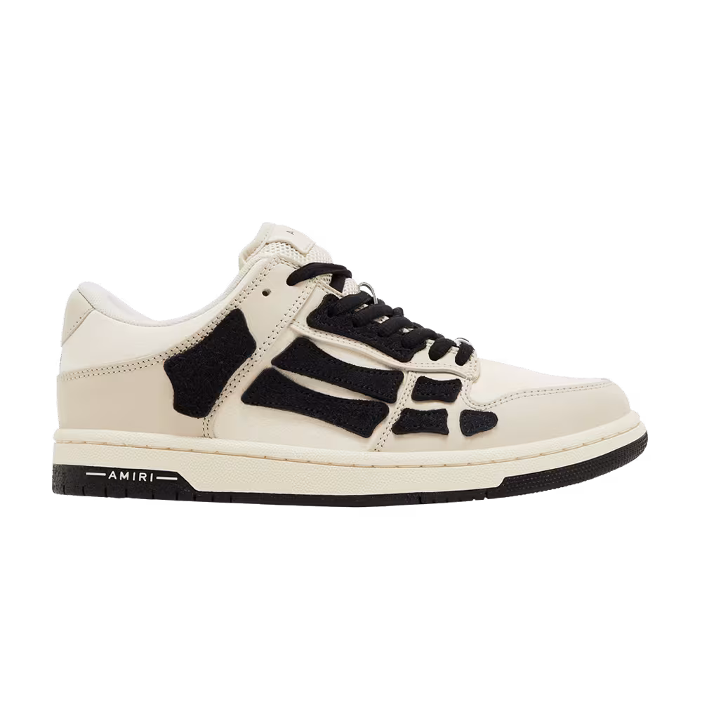 Amiri Women's Skel Top Low Beige Black