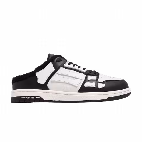 Amiri Skel Top Mule 'Black White'