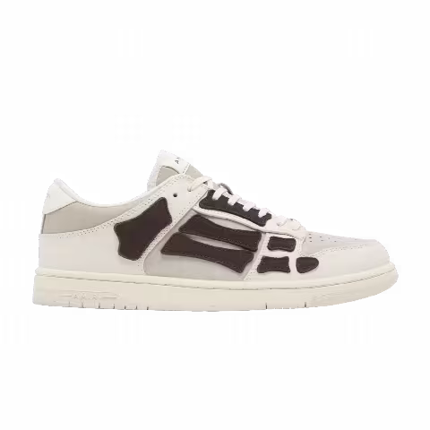Amiri Skel Top Low 'White Brown'