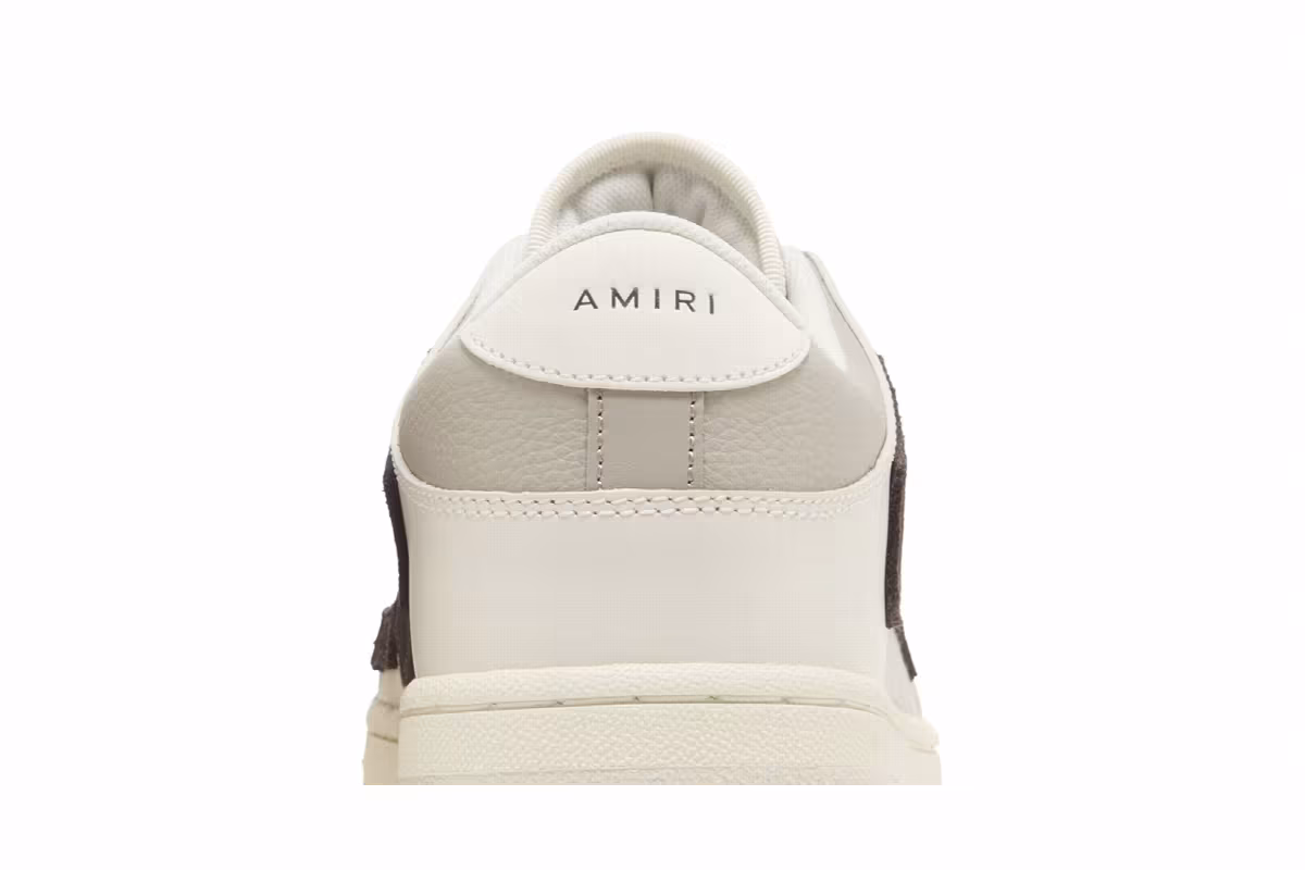 Amiri Skel Top Low White Brown, view 8