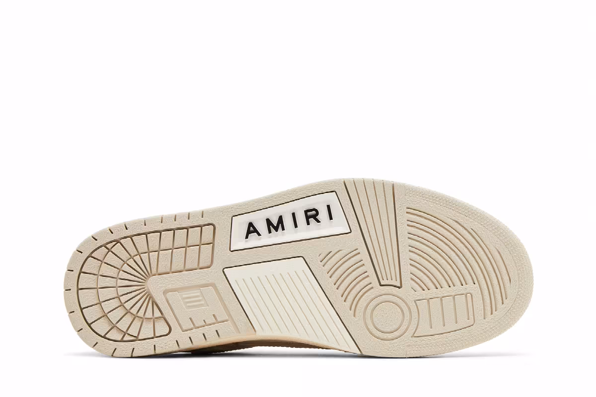 Amiri Women's Skel Top Low Collegiate - Birch White, view 5