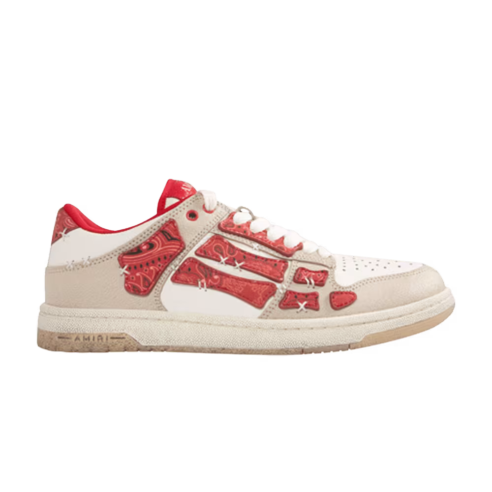 Amiri Skel Top Low Bandana - Varsity Red